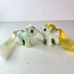 My Little Pony MLP G1 Newborn Twins Jangles and Tangles 1987 Hong Kong